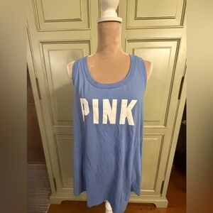 PINK Victoria's Secret Light Blue Tank Top